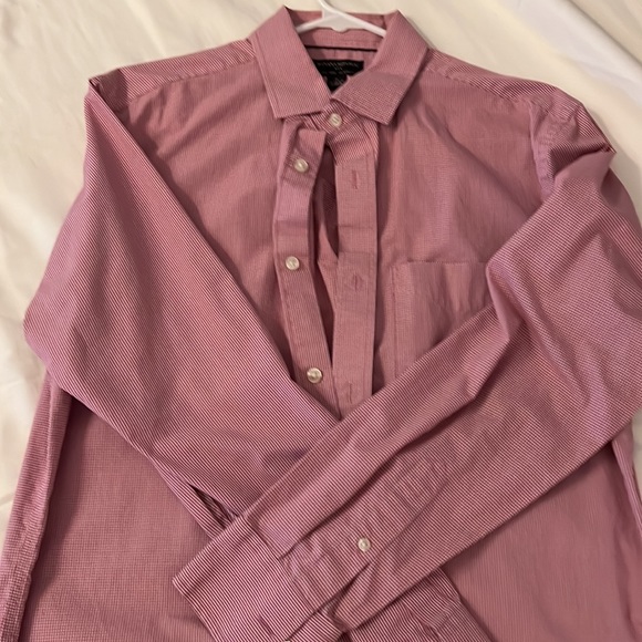 Banana Republic Derby Check Dress Shirt - Picture 2 of 6